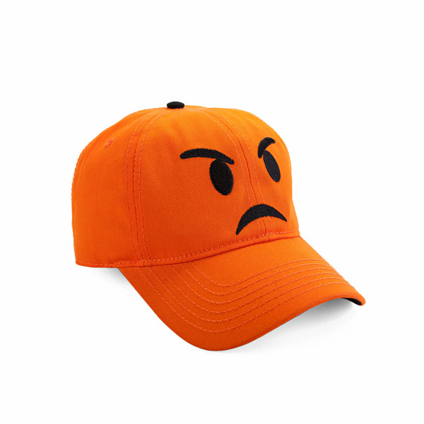 Emojinuity Rage Emoji Embroidered Snapback Baseball Cap