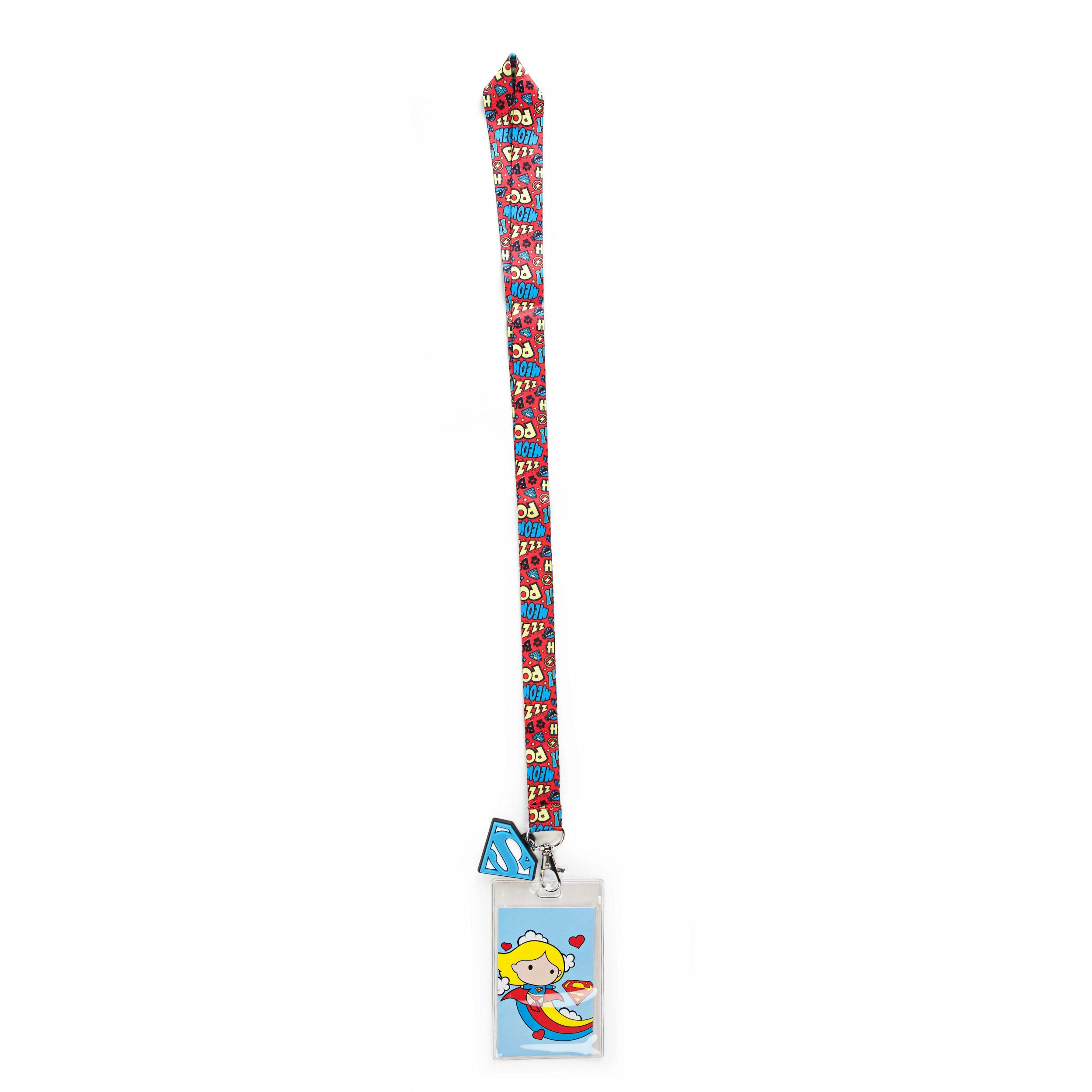 DC Comics Supergirl Chibi Charm Lanyard