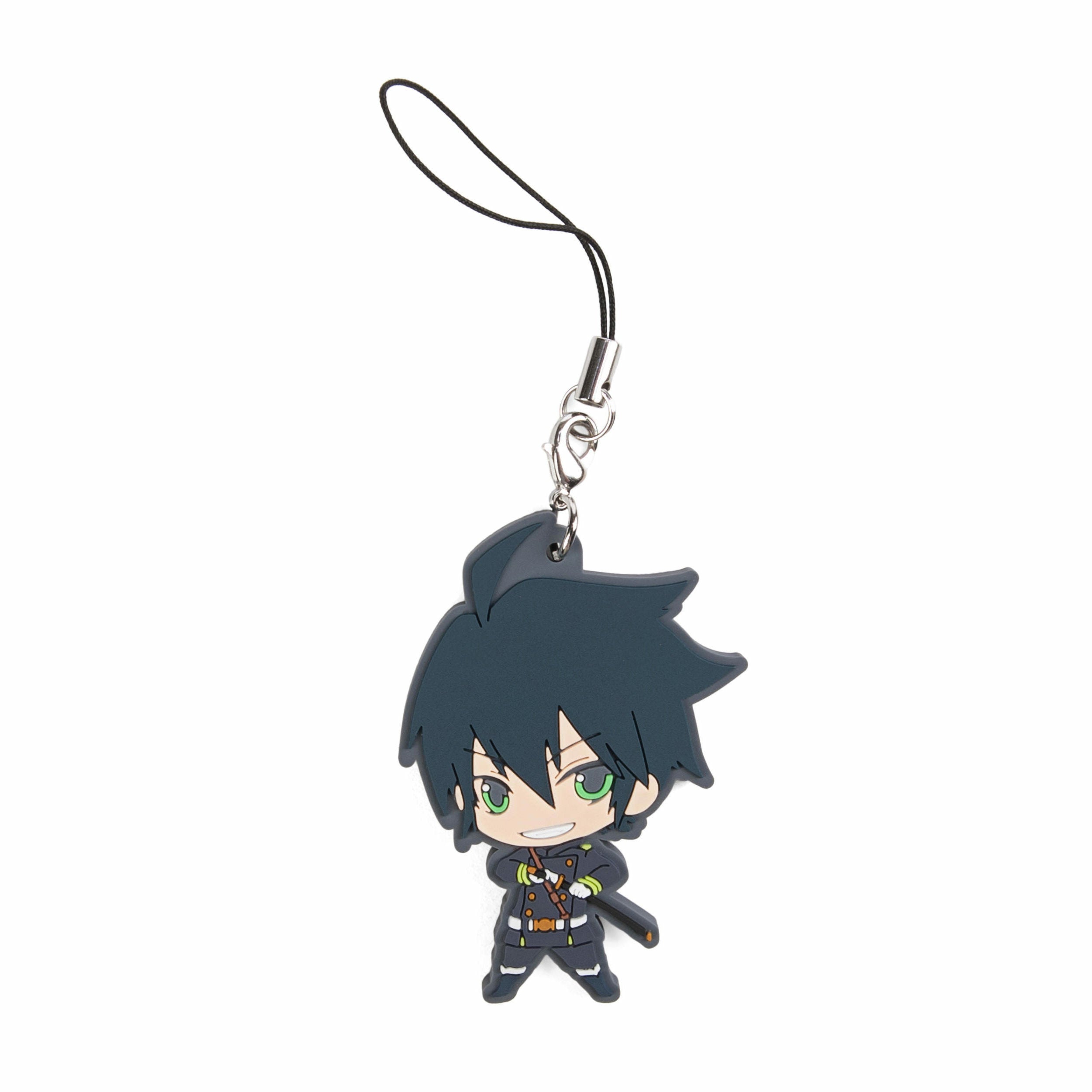 Seraph of the End Hyakuya Yuuichirou Rubber Trading Strap