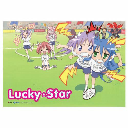 Lucky Star Soccer Play Wall Scroll [Long]