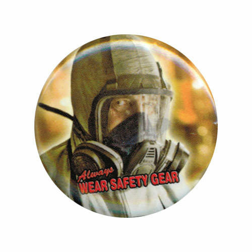 Breaking Bad Always Wear Safety Gear 1.25 Inch Button