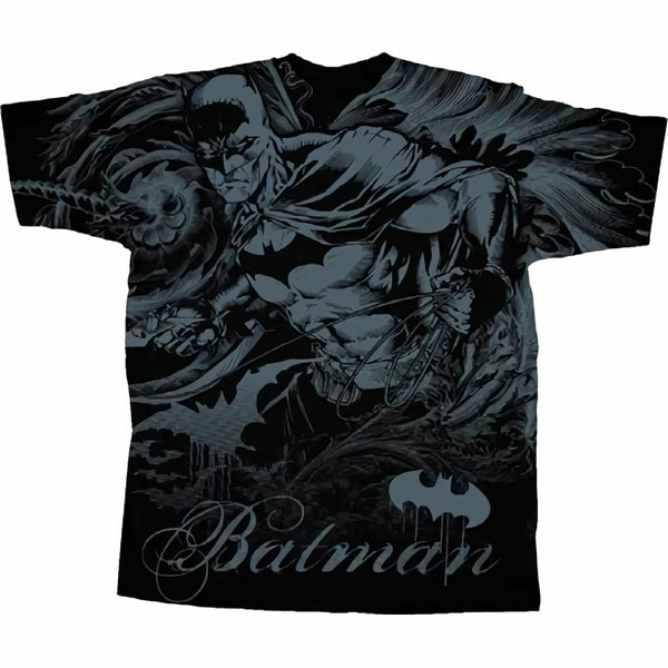 Batman Judgement Night Large Print Black T-Shirt