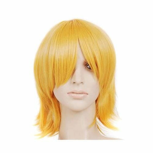 Strawberry Blonde Short Chin Length Anime Cosplay Costume Wig