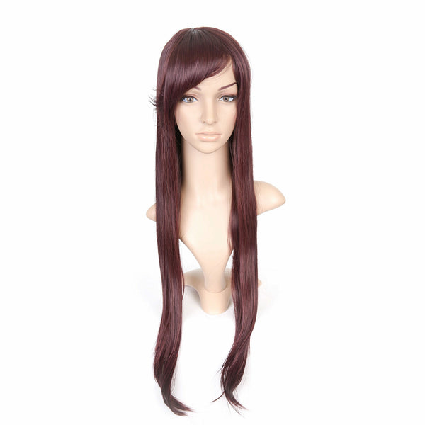 Dark Brown Long Length Anime Cosplay Costume Wig