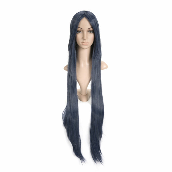 Denim Blue Extra Long Length Cosplay Costume Wig