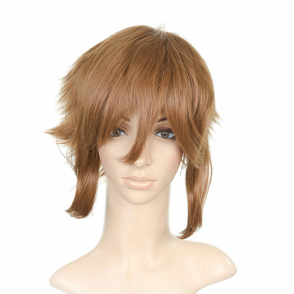 Short Brown Anime Cosplay Costume Wig