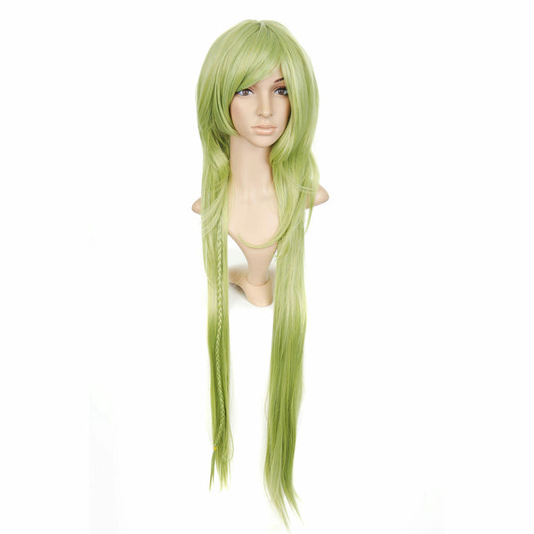 Sage Green Long Length Anime Cosplay Costume Wig