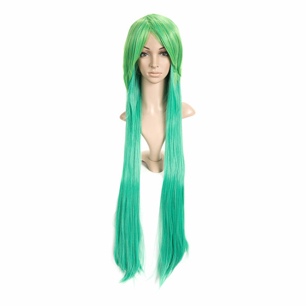 Bright Green Extra Long Length Cosplay Costume Wig