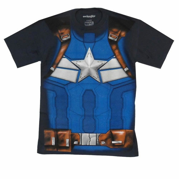 Marvel Captain America I Am The Captain Mens Costume T-Shirt