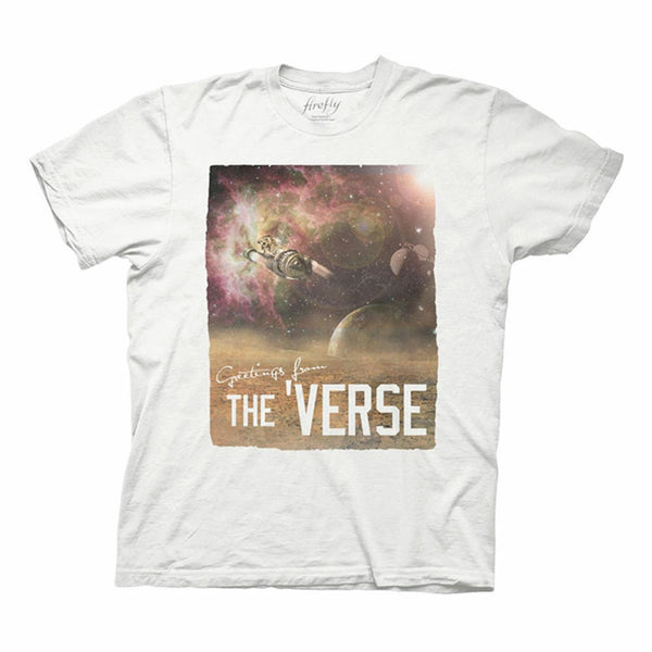 Firefly Greetings From The Verse Mens White T-Shirt