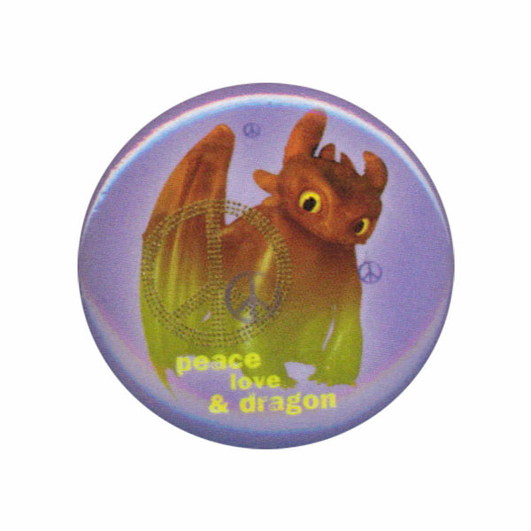 How To Train Your Dragon 2 Peace Love and Dragons 1 Inch Button