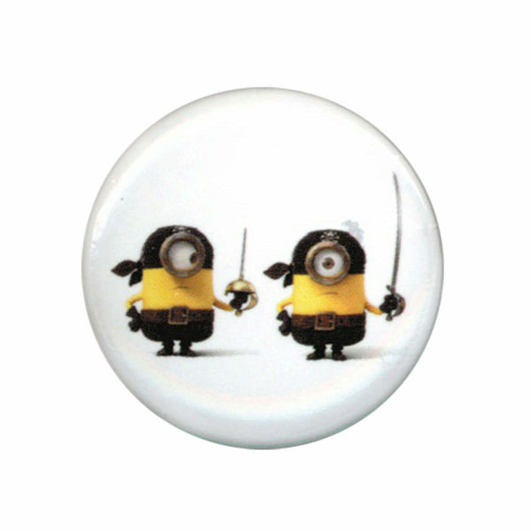 Despicable Me Minions Aye Matie 1.25 Inch Button