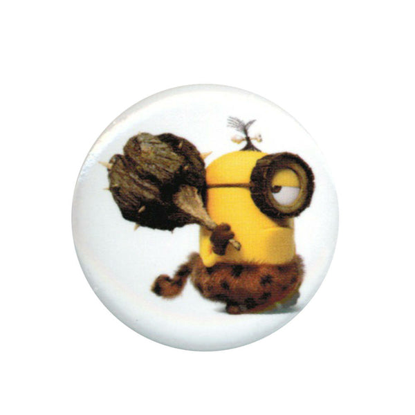 Despicable Me Minions Cave Man 1.25 Inch Button