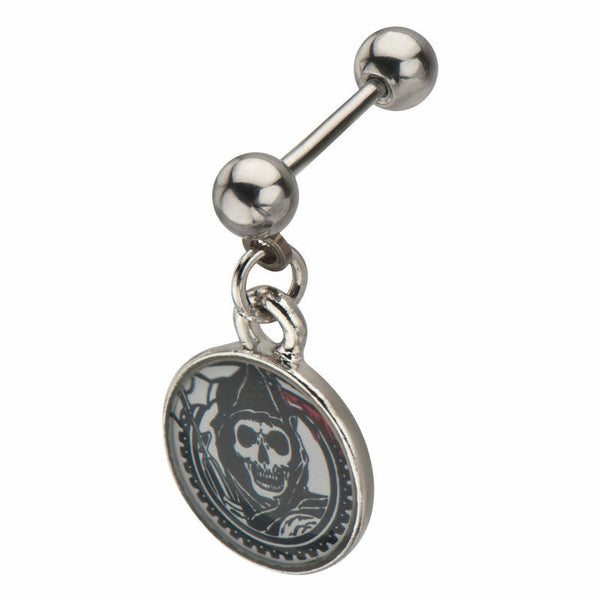 Sons Of Anarchy Reaper Logo 18G Dangle Cartilage Ring