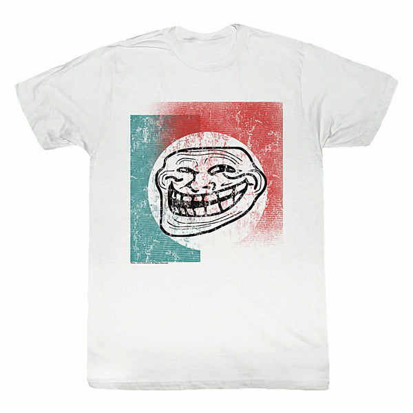 Troll Face You Mad Two Color Mens White T-Shirt